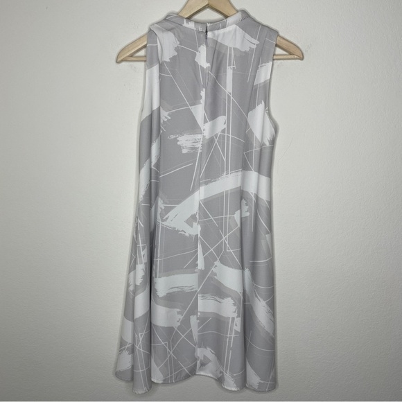 Keepsake Sun Up Mini Dress In Brush Stroke Print - Picture 4 of 7